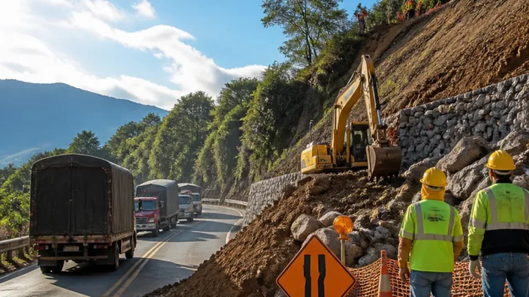 Restricciones en la vía Cuenca–Girón–Pasaje: cierres, horarios y rutas alternas para Girón