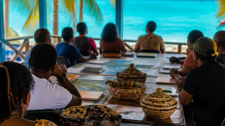 San Andrés acuerda con la Defensoría una ruta de trabajo por los derechos territoriales raizales