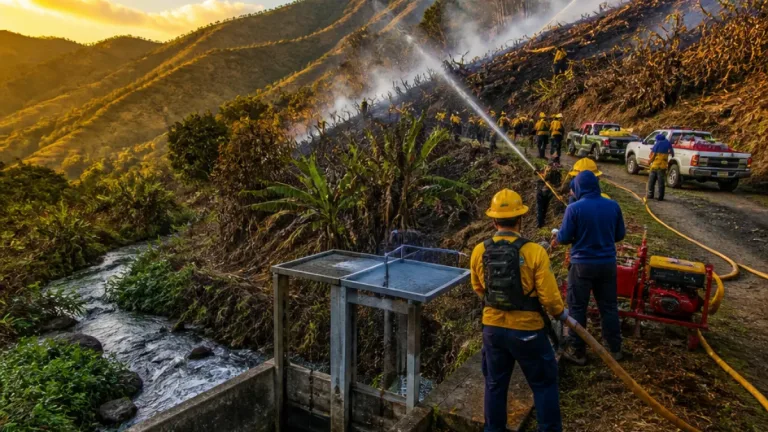 Seis municipios de Nariño en alerta por incendios que amenazan nacimientos de agua y cultivos