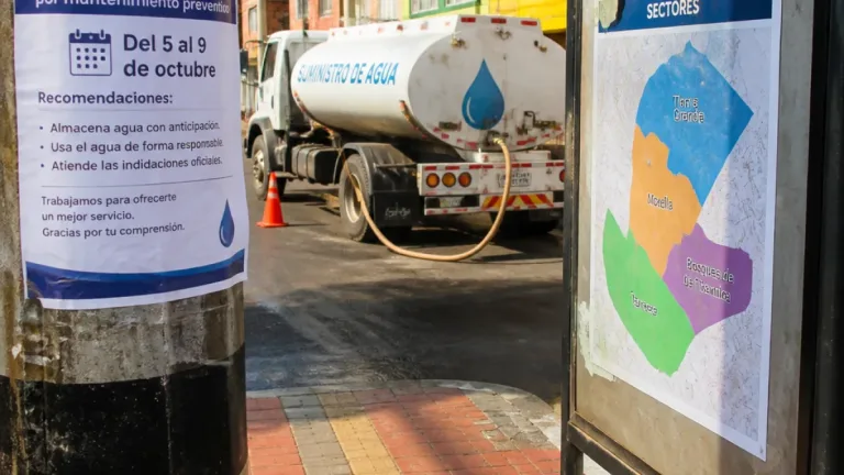 Soacha: cortes de agua programados del 5 al 9 de octubre y barrios afectados