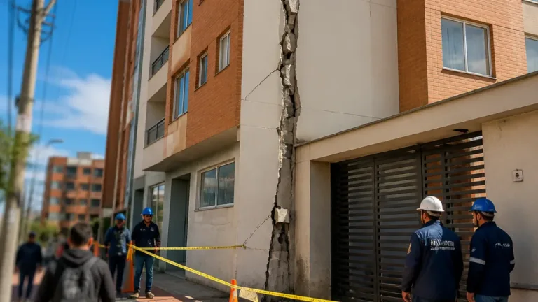 Sogamoso: intervienen edificio con fisuras; restringen área colindante a colegio