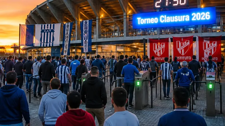 Talleres recibe a Central Córdoba en el Kempes: horario y reglas claves del Torneo Clausura 2026