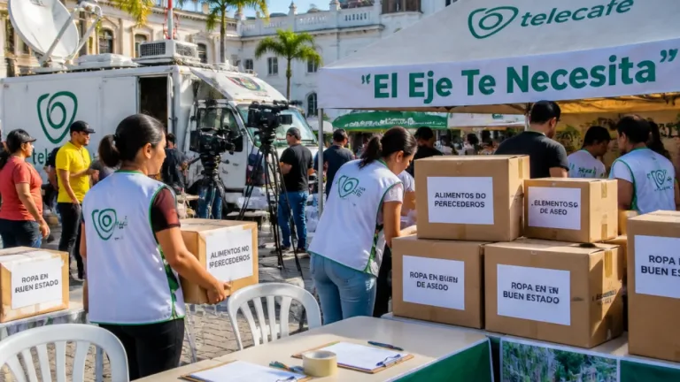 Telecafé convoca una donatón regional este sábado para ayudar a damnificados del Eje Cafetero