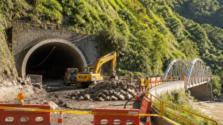 Terremoto deja cierres en el corredor Bogotá–Girardot: túnel Sumapaz y puente Mariano Ospina, fuera de servicio