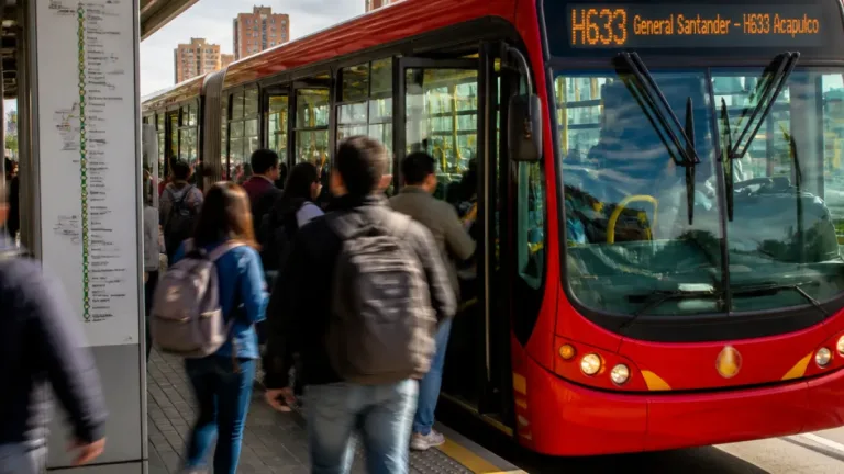 TransMilenio cambia recorrido y nombre de la ruta A633–H633: ya opera como H633 General Santander–Acapulco