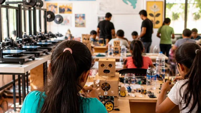 Una escuela de robótica en San José del Guaviare enseña a niños a imaginar la paz