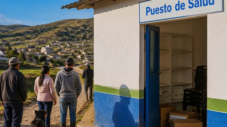 Vecinos de El Venado, Paipa, temen por la continuidad del puesto de salud ante retiro de equipos