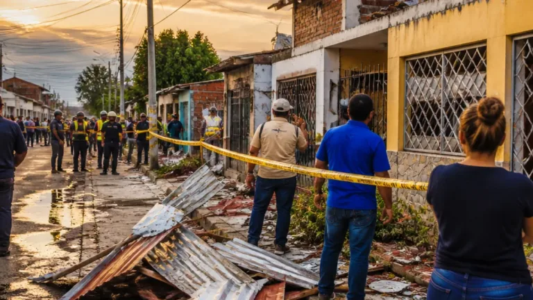 Vendaval en Florencia dejó viviendas dañadas; autoridades evalúan afectaciones