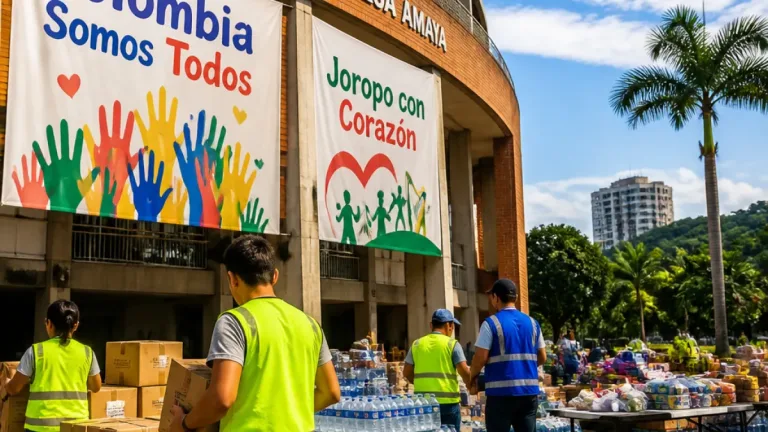 Villavicencio activa puntos de acopio y campañas para apoyar a víctimas del terremoto
