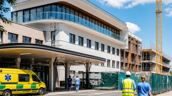 Blansko: nemocnice zahájila první etapu modernizace, postavila rotační lůžkovou jednotku