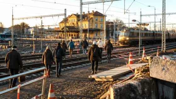 Český Těšín zrušil lávku nad kolejemi, Svibice teď prakticky oddělené od centra