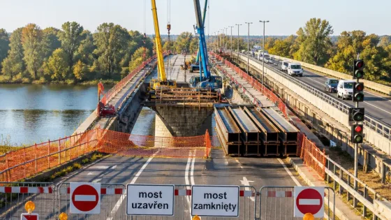 Hraniční most v Bohumíně se uzavře na 11 měsíců kvůli havarijní opravě