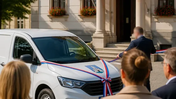 Jirkov podpořil pořízení vozu pro Sociální služby Chomutov, auto má zlepšit péči o klienty