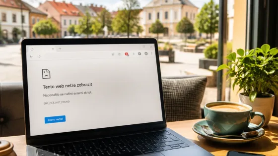Problémy s načítáním stránek: jak Říčany ovlivňují blokátory a VPN