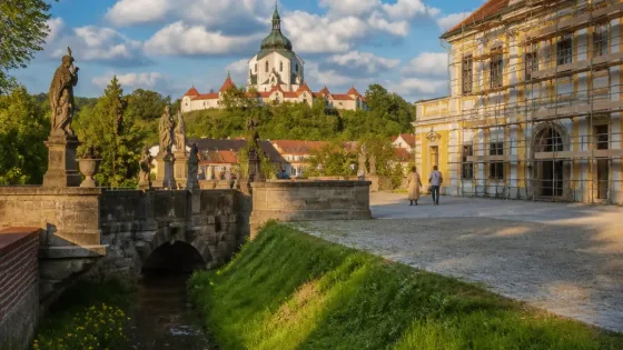 Žďár nad Sázavou: Zelená hora a zámek jako živé jádro městské paměti