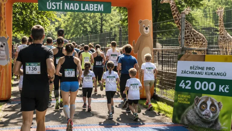Benefiční běh v Zoo Ústí nad Labem přilákal rodiny i sportovce, vybralo se 42 tisíc korun