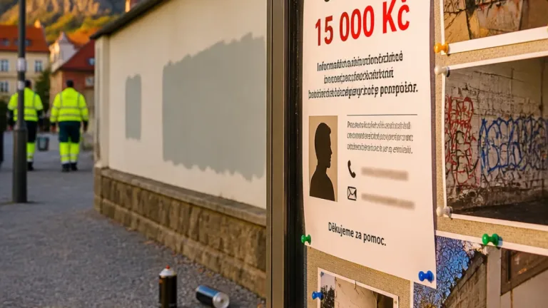 Beroun znovu nabízí odměnu 15 000 Kč za informace vedoucí k dopadení sprejerů