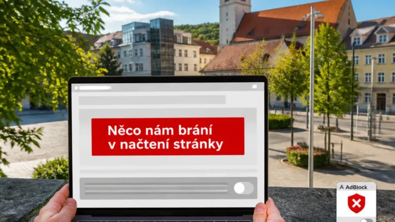 Blansko: co dělat při chybě „Něco nám brání v načtení stránky“ a problémech se souhlasy