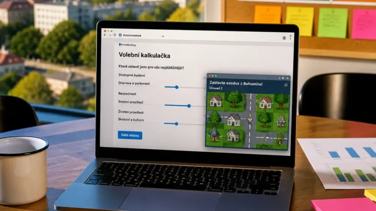 Bohumín čeká předvolební duel. PLUS spustilo web s kalkulačkou a hrou proti exodu