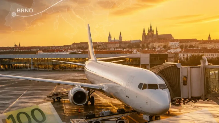 Brno a kraj vypsaly soutěž na provoz linky do Frankfurtu, město nabídne až 1,5 milionu eur
