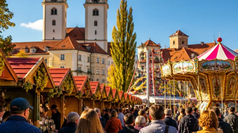 Centrum Mělníka o víkendu ožije vinobraním: burčák, atrakce a řada hudebních hvězd