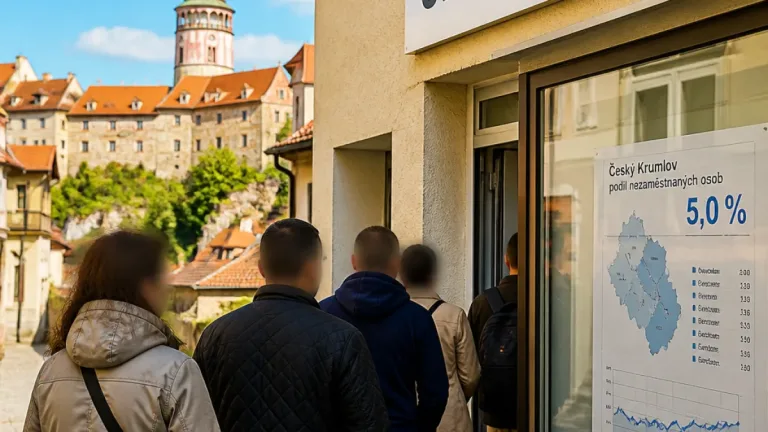 Českokrumlovsko má stále nejvyšší nezaměstnanost v Jihočeském kraji, míra dosahuje 5 %