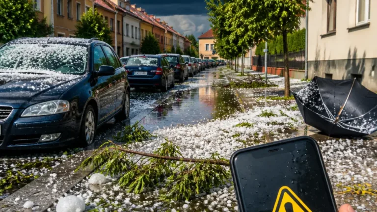 ČHMÚ varuje: v Jihomoravském kraji hrozí odpolední bouřky s kroupami a silným větrem