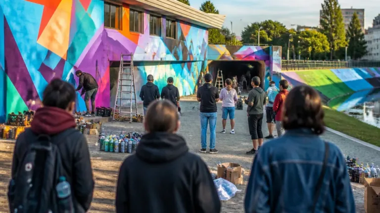 Chomutov ožívá barvou: mezinárodní graffiti proměňují KaSS, podchody i řeku