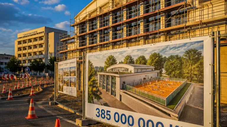 Chrudim plánuje pokračování rozsáhlé modernizace sportovní haly, nejnižší nabídka přes 385 milionů