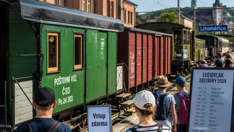 Do Ústeckého kraje přijede Legiovlak: zdarma bude v Litoměřicích, Ústí nad Labem a Zubrnicích