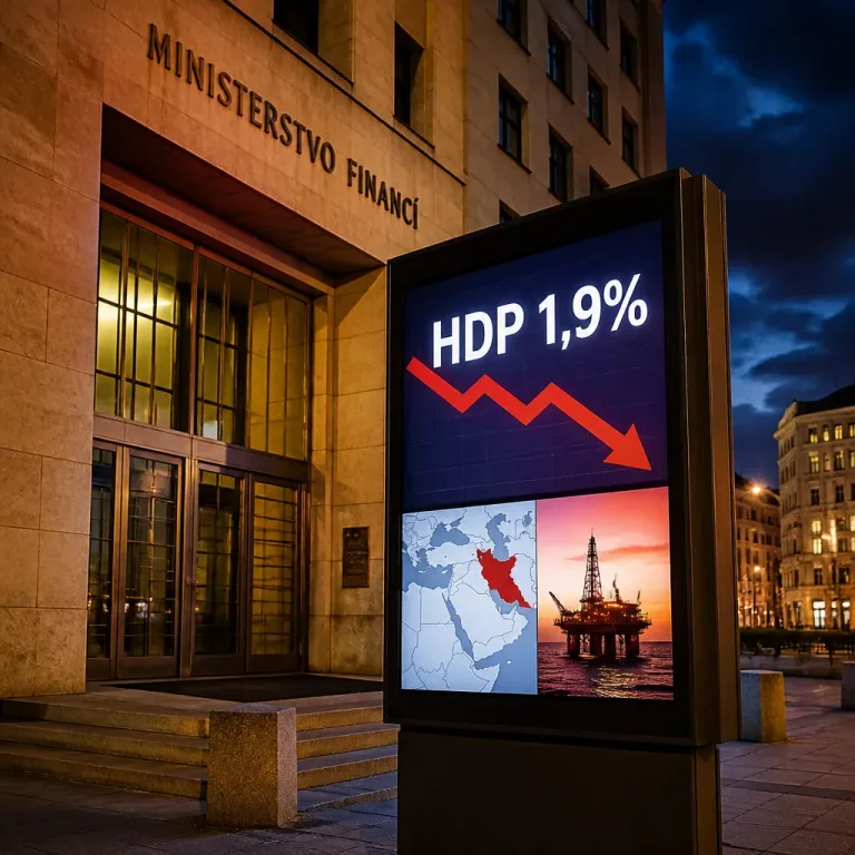 Ministerstvo financí snížilo odhad růstu HDP na 1,9 procenta kvůli dopadům konfliktu na Blízkém východě