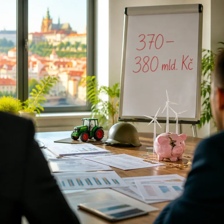 Vláda směřuje k rozpočtovému schodku kolem 370–380 miliard korun, varuje ekonom