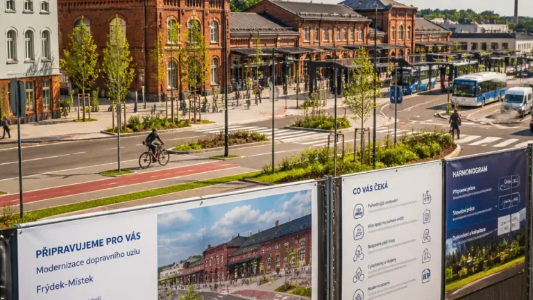 Frýdek-Místek představuje vizualizace nového dopravního terminálu u nádraží