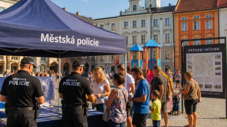 Frýdek-Místek rozšiřuje dialog s občany prostřednictvím preventivních stánků městské policie