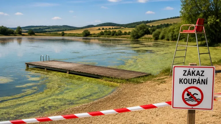 Hygienici zakázali koupání na Skalce a upozorňují na zhoršenou kvalitu vody v kraji