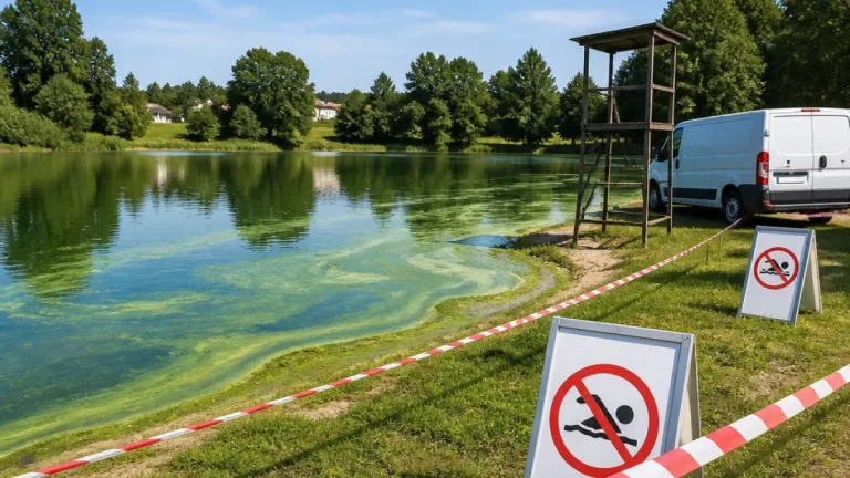Hygienici zakázali koupání na třech místech Vysočiny, varují i u další nádrže