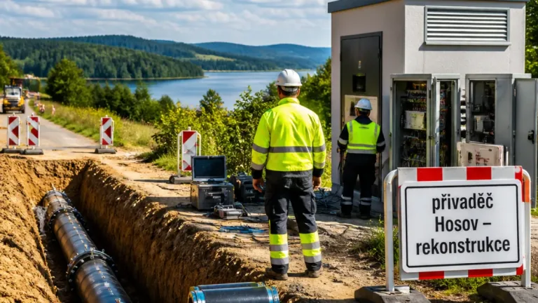Jihlava obnoví přivaděč z Hosova za téměř 100 milionů, přibude tlaková stanice
