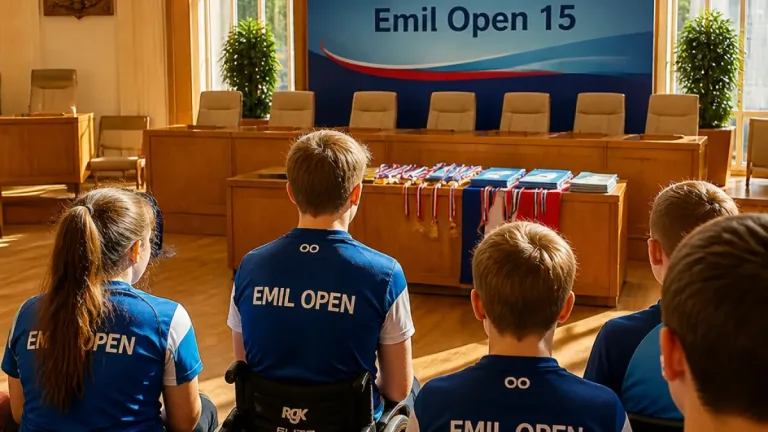 Jihočeský kraj ocenil mladé reprezentanty Emil Open za sportovní výkon i odhodlání