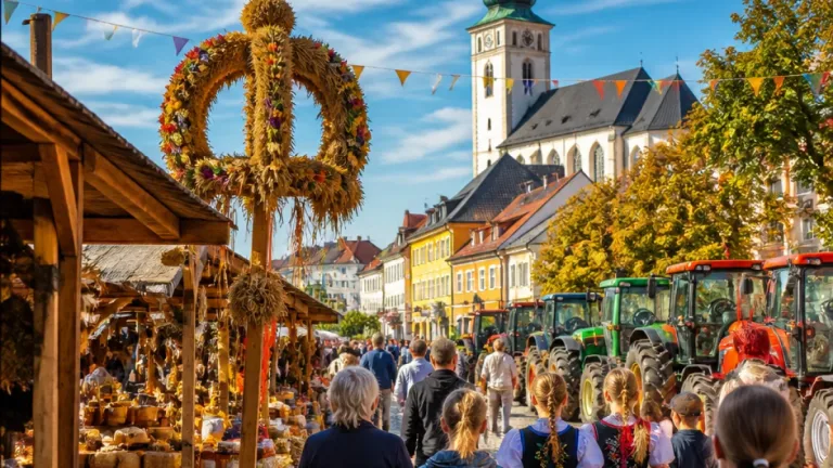Jilemnice přivítá krajské dožínky: program, ocenění a trh s regionálními potravinami