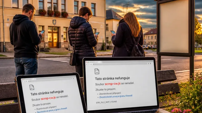 Jirkov: problém s načítáním a nastavením personalizace znovu připomíná rizika digitální komunikace