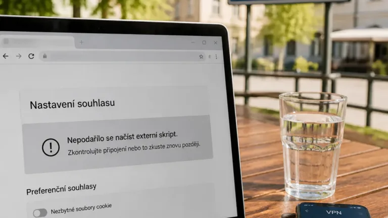 Jirkov: problémy s načítáním a souhlasem s personalizací mohou omezit přístup k online službám