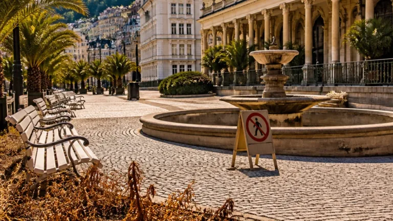 Karlovy Vary čelí viditelným dopadům dlouhodobého sucha, dokumentují fotografie