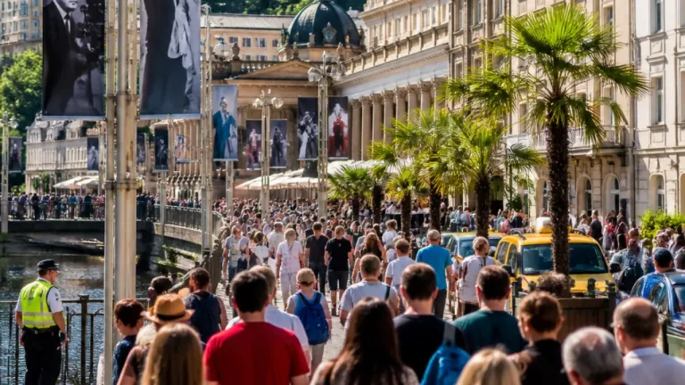 Karlovy Vary přetékají filmovými návštěvníky, město čelí zvýšenému ruchu