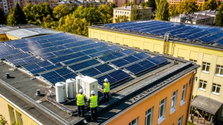Karviná instaluje fotovoltaiku na školní budovy, město očekává roční úsporu kolem 130 tisíc Kč