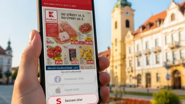 Kaufland: nový leták pro Uherské Hradiště na Kupi.cz a změna přihlášení na Seznam