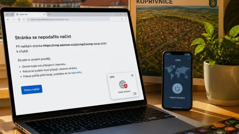 Kopřivnice: Čtenáři narážejí na problém s načítáním nastavení personalizace, co dělat