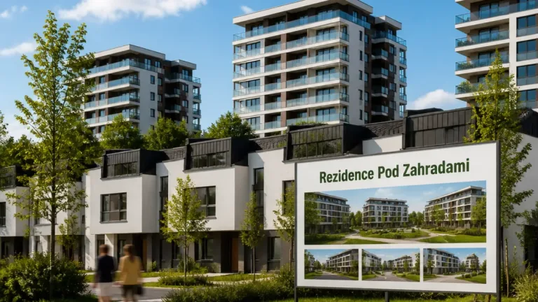 Kopřivnice: nový projekt „Rezidence Pod Zahradami“ nabídne tři domy a šest řadovek