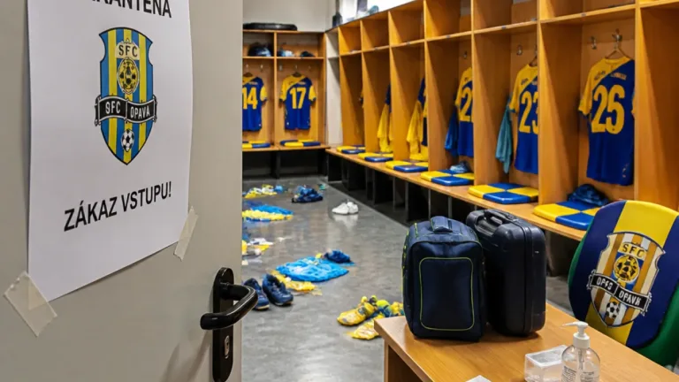 Koronavirus zasáhl kabinu SFC Opava, klub čelí problémům před víkendovým zápasem