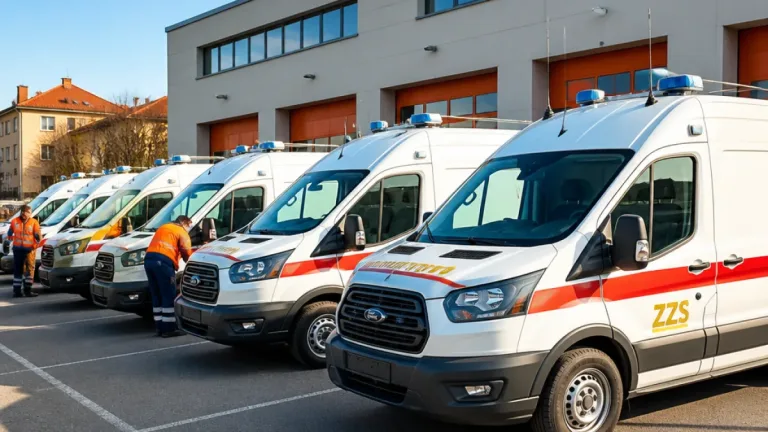 Královéhradecká záchranka rozšířila flotilu o sedm nových sanitek za téměř 31,7 milionu