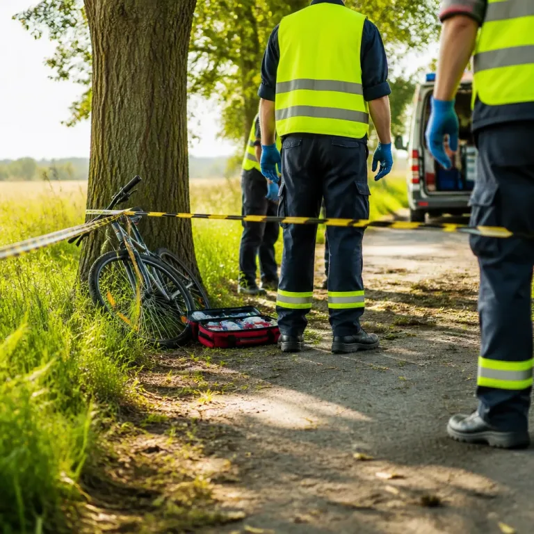 Kriminalisté vyšetřují smrt cyklisty na Sušicku, na místě zasahoval koroner a nařízena pitva